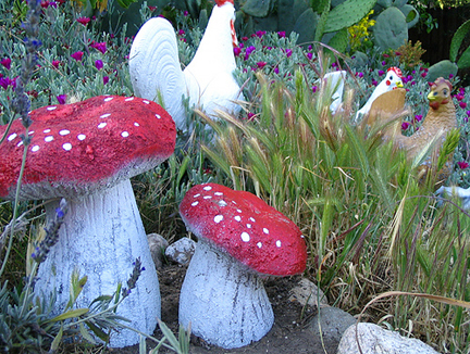 fake mushrooms