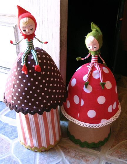 toadstool doorstops!