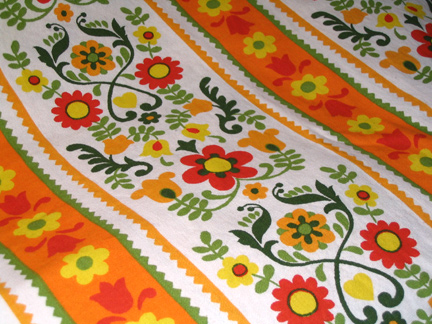 cuckoo cabin curtain fabric!