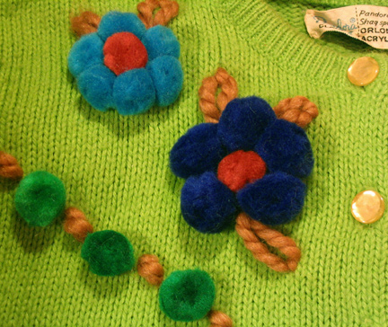 pom pom flowers!