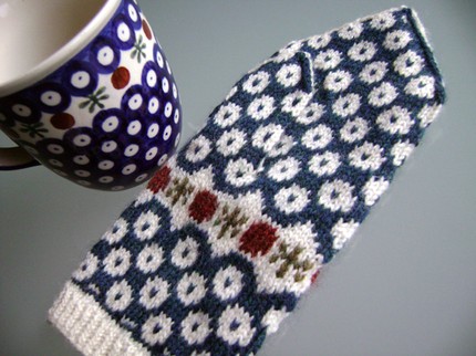 polish pottery mittens