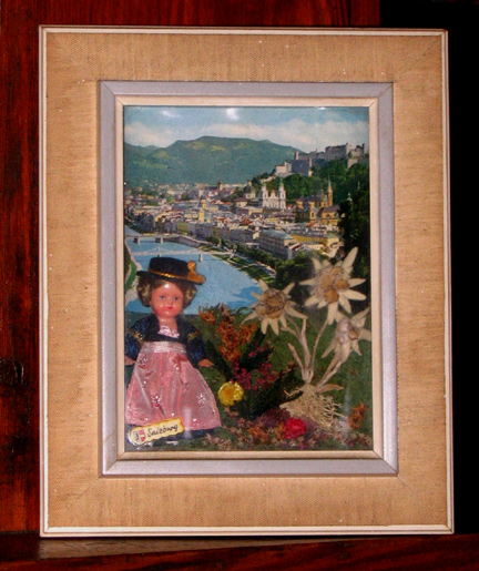 salzburg souvenir shadow box