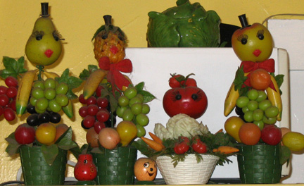 plastic veggie people!