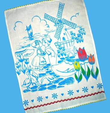 dutch treat tea towel