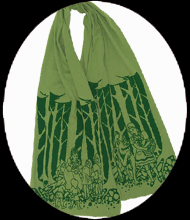fairytale forest scarf