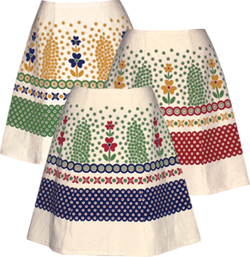 polish pottery skirt