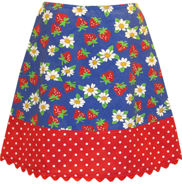 strawberry field skirt