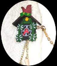 cuckoo clock sweater clip