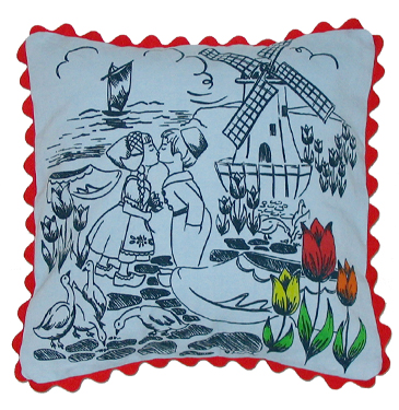 dutch treat pillow cover