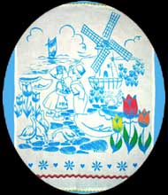 dutch treat tea towel