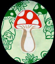 toadstool applique detail