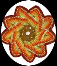 sunflower potholder